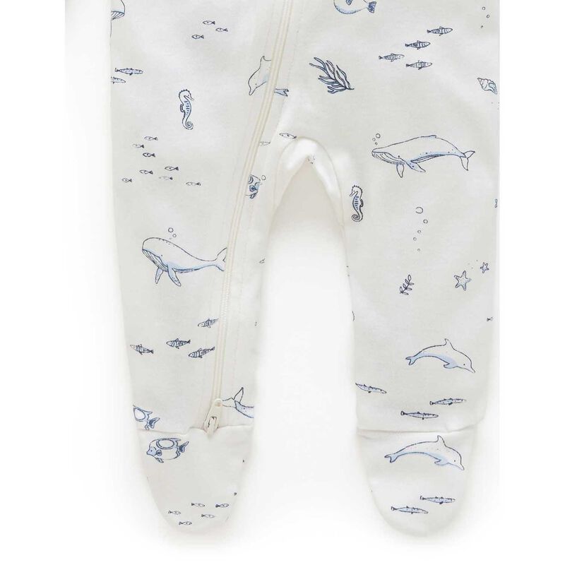 Purebaby Zip Growsuit image number 2